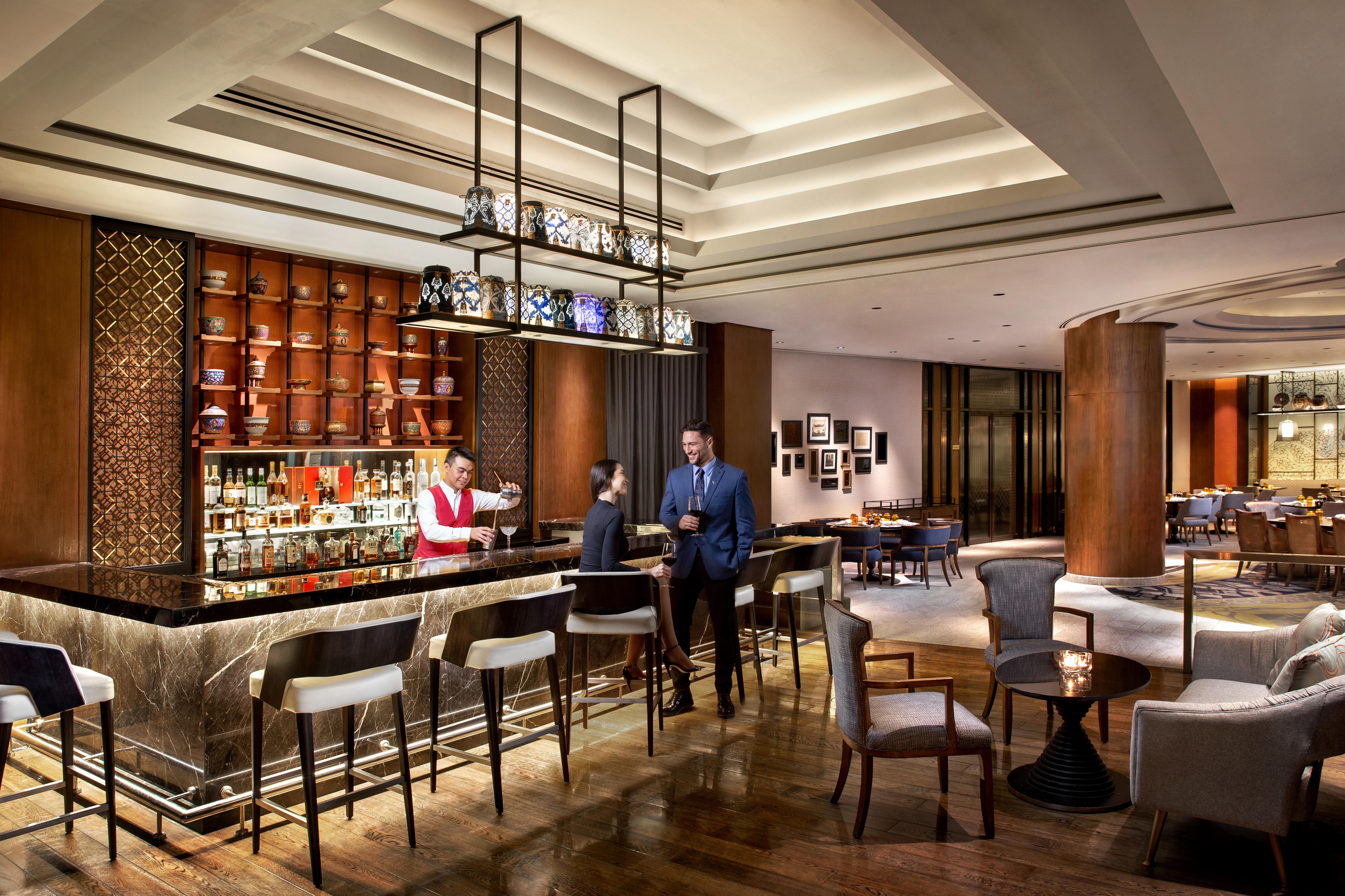 Dusit Thani Manila - Multiple Use Hotel Makati City Exterior foto The Bar