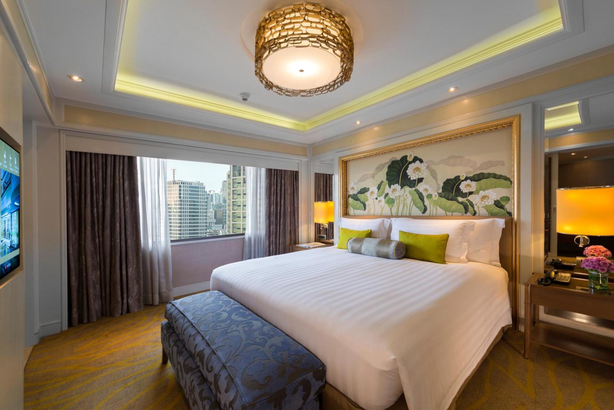 Dusit Thani Manila - Multiple Use Hotel Makati City Exterior foto A bedroom at the hotel